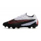 Nike Phantom GX Gripknit Elite FG Nero Grigio Rosso