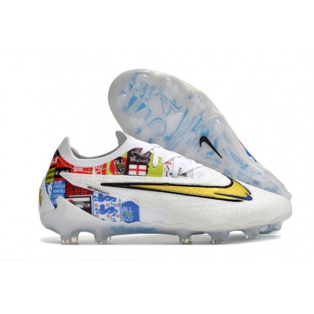 Scarpa da Calcio Nike Phantom GX Elite FG Bianco Oro