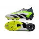 Scarpe Adidas Predator Accuracy.1 FG Bianco Nero Core Limone Lucido