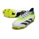 Scarpe Adidas Predator Accuracy.1 FG Bianco Nero Core Limone Lucido