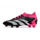 Scarpe Adidas Predator Accuracy.1 FG Nero Core Bianco Rosa Shock Team