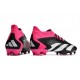 Scarpe Adidas Predator Accuracy.1 FG Nero Core Bianco Rosa Shock Team