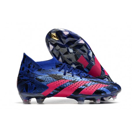 Scarpe Adidas Predator Accuracy.1 FG PP Blu Lucido Magenta Real Team Nero Core