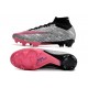 Nike Air Zoom Mercurial Superfly 9 Elite Fg Rosa Argento Nero