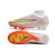 Nike Air Zoom Mercurial Superfly 9 Elite Fg Bianco Oro