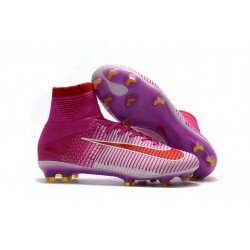 Nike Scarpa Calcio Mercurial Superfly 5 DF FG ACC - Rosso Bianco