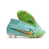 Nike Air Zoom Mercurial Superfly 9 Elite Fg Blu Oro