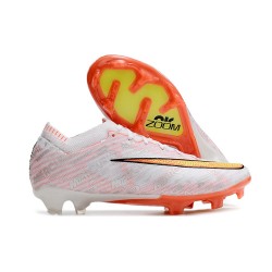 Nike Zoom Mercurial Vapor 15 Elite XXV FG Bianco Arancio Giallo