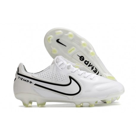 Nike Tiempo Legend 9 Elite FG Uomo Bianco Nero