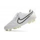 Nike Tiempo Legend 9 Elite FG Uomo Bianco Nero