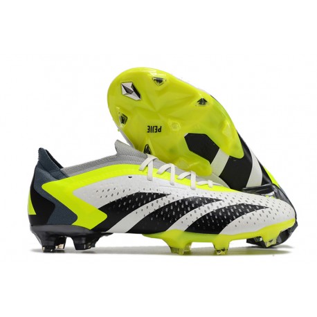 Adidas Predator Accuracy.1 L FG Bianco Nero Core Limone Lucido