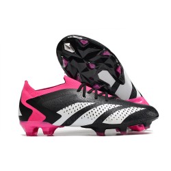 Adidas Predator Accuracy.1 L FG Nero Core Bianco Rosa Shock Team