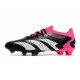 Adidas Predator Accuracy.1 L FG Nero Core Bianco Rosa Shock Team