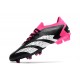 Adidas Predator Accuracy.1 L FG Nero Core Bianco Rosa Shock Team