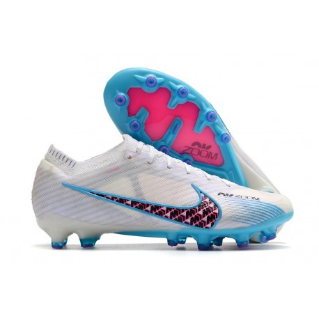 Nike Air Zoom Mercurial Vapor XV Elite AG Pro Bianco Blu Baltico Rosa Blast Indigo Haze