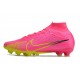 Nike Air Zoom Mercurial Superfly IX Elite AG Rosa Giallo