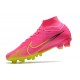 Nike Air Zoom Mercurial Superfly IX Elite AG Rosa Giallo