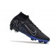 Nike Air Zoom Mercurial Superfly IX Elite AG Nero Cromo Hyper Royal