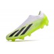 Adidas X Crazyfast.1 Senza Lacci FG Bianco Nero Core Limone Lucido