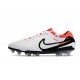 Nike Tiempo Legend X Elite FG Bianco Nero Cremisi Vivace