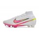 Scarpe Nike Zoom Mercurial Superfly IX Elite FG Bianco Rosa Volt