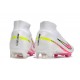 Scarpe Nike Zoom Mercurial Superfly IX Elite FG Bianco Rosa Volt