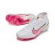 Scarpe Nike Zoom Mercurial Superfly IX Elite FG Bianco Rosa Volt