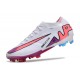 Nike Zoom Mercurial Vapor 15 Elite FG Bianco Rosa Blu