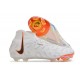 Scarpa Nike Phantom Luna Elite FG Bianco Nero Arancione Total