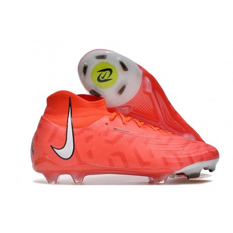 Scarpa Nike Phantom Luna Elite FG Cremisi Vivace Bianco