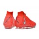 Scarpa Nike Phantom Luna Elite FG Cremisi Vivace Bianco