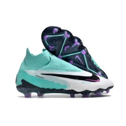 Nike Phantom GX Elite DF FG Turchese Hyper Nero Fucsia Dream Bianco