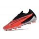 Scarpa da Calcio Nike Phantom GX Elite FG Cremisi Vivace Nero Bianco