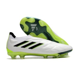 Scarpe da Calcio adidas Copa Pure+ FG Bianco Nero Core Limone Lucido