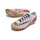 Scarpe Nike Zoom Mercurial Vapor XV Elite FG Bianco Rosso Oro