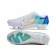 Scarpe Nike Zoom Mercurial Vapor XV Elite FG Bianco Blu Oro