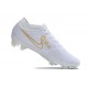 Scarpe Nike Zoom Mercurial Vapor XV Elite FG Bianco Blu Oro