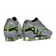 Scarpe Nike Zoom Mercurial Vapor XV Elite FG Grigio Nero Verde