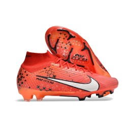 Scarpe Nike Zoom Mercurial Superfly IX Elite Fg MDS Rosso Bianco