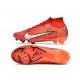 Scarpe Nike Zoom Mercurial Superfly IX Elite Fg MDS Rosso Bianco