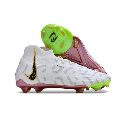 Scarpa Nike Phantom Luna Elite FG X WWC Bianco Nero Oro