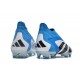 Adidas Predator Accuracy+ FG Bianco Blu Nero