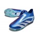 Adidas Predator Accuracy+ FG Blu Bianco