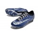Scarpe Nike Zoom Mercurial Vapor XV Elite FG Blu Argento