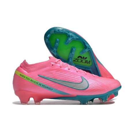 Scarpe Nike Zoom Mercurial Vapor XV Elite FG Rosa Blu