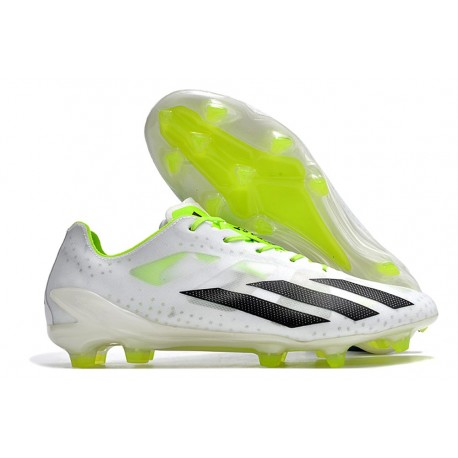 Adidas X Crazyfast+ FG Bianco Nero Core Limone Lucido