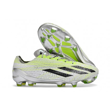 Adidas X Crazyfast Strung+ FG Grigio Bianco Limone Lucido 