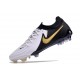 Scarpa da Calcio Nike Phantom GX Elite FG Bianco Nero Oro Metallizzato