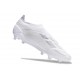 Scarpe da Calcio adidas Predator Elite Senza Lacci FG Bianco Argento Met