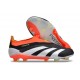 adidas Predator Elite Senza Lacci FG Nero Core Bianco Rosso Solare